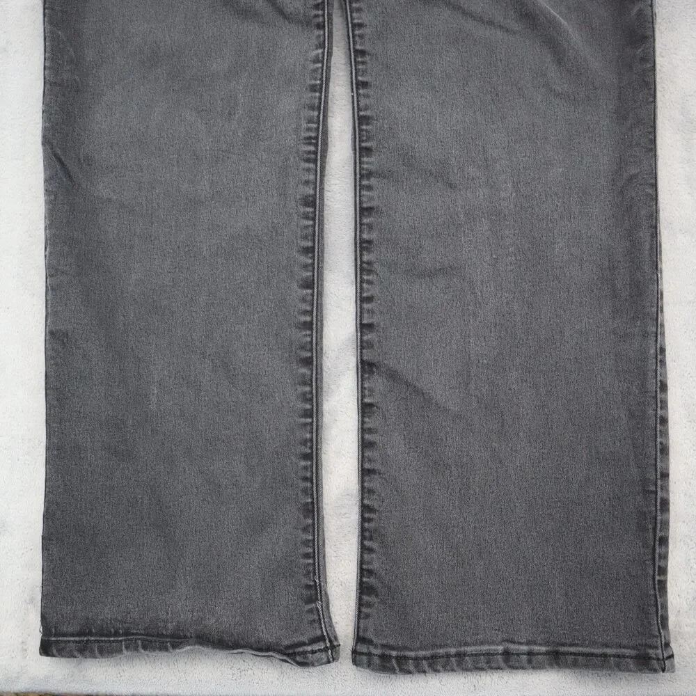 Calvin Klein Jeans Pants Mens 31 Black Mid Rise Flat Front Straight Leg Bottoms